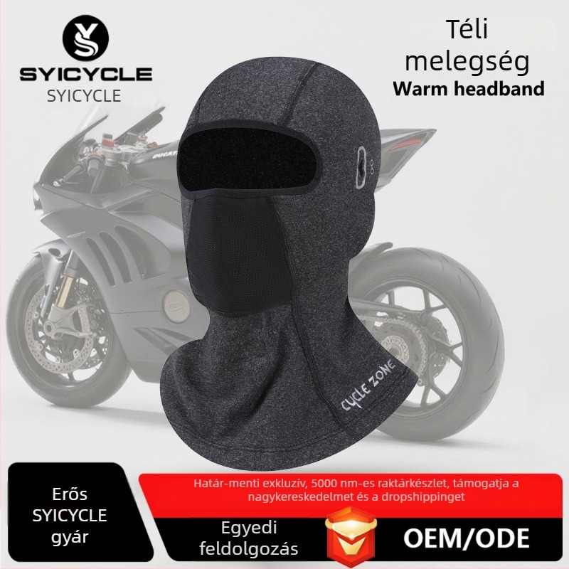 Téli, légáteresztő motorkerékpár sisak belső bélés, teljes arc maszk, uniszex