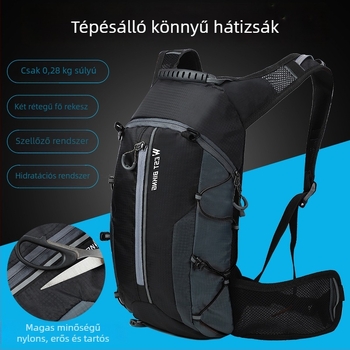 Hegyi kerékpározáshoz tervezett hátizsák, Nylon, 10L kapacitás, Modell YP0707210, WEST BIKING