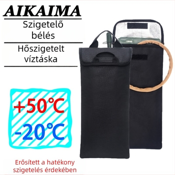 3L-es szigetelt hidratáló tasak – külső Oxford anyag, poliészter bélés, túrázásra, kerékpározásra és hegymászatra alkalmas (belső bélés nélkül)