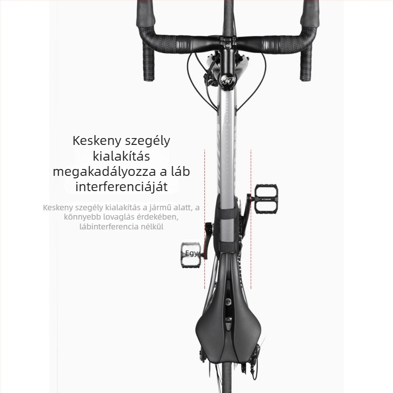 Első váztáska, háromszög alakú táska út- és hegyi kerékpárokhoz