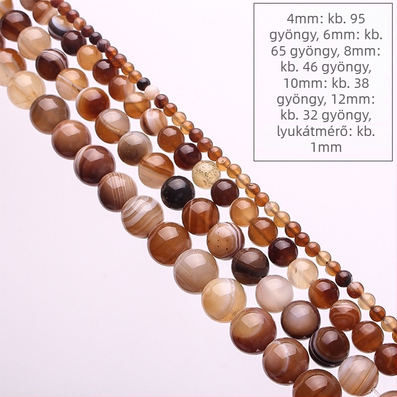 DIY ékszerkészítés kiegészítők, agát, gyöngyházfényű bevonat, nemes minta, személyes trend stílus