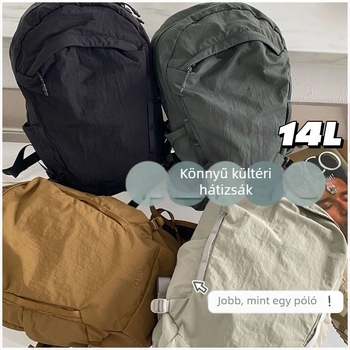 Kültéri sport hátizsák - ultra könnyű, vízálló, lélegző és antibakteriális, nylon bélés.