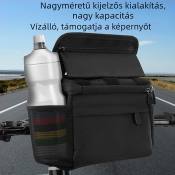 Összecsukható multifunkciós első táska kerékpárhoz és rollerhez | Nylon | 4L | Modell CTB11 | Márka CYCLEBROS