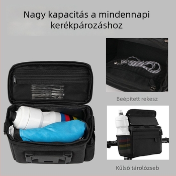 Összecsukható multifunkciós első táska kerékpárhoz és rollerhez | Nylon | 4L | Modell CTB11 | Márka CYCLEBROS