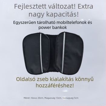 Vízálló és kopásálló kerettáska országúti és MTB kerékpárokhoz, telefontokkal