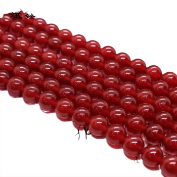 7A piros achát kerek, laza gyöngyök, 8 mm, karkötő készítéséhez, DIY ékszer alkatrészek