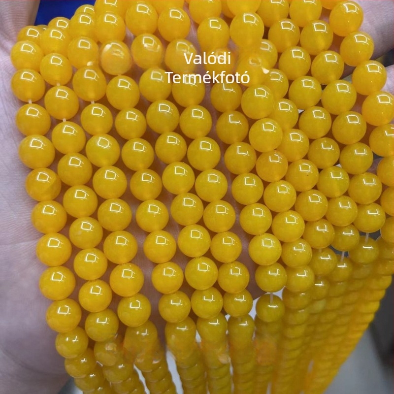 7A piros achát kerek, laza gyöngyök, 8 mm, karkötő készítéséhez, DIY ékszer alkatrészek