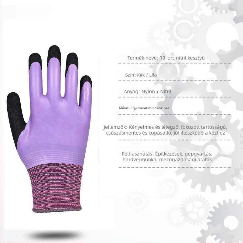 Fleece béléses téli kesztyűk, vastagított és vízálló, kopásálló, hideg elleni védelem, szúrásálló, munkavédelmi kesztyűk horgászathoz és szabadtéri lovagláshoz