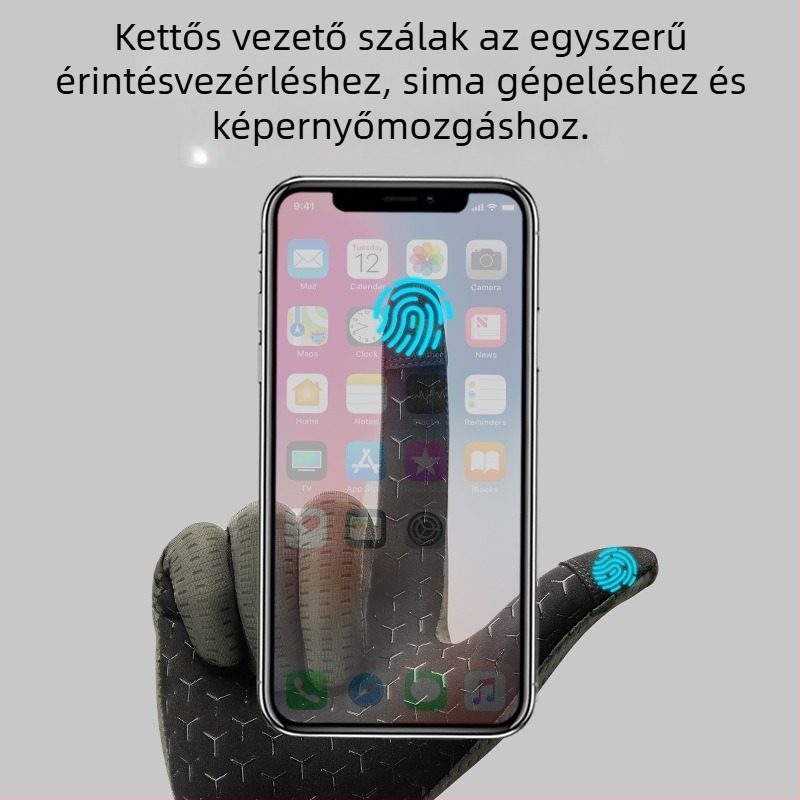 ROCKBROS útvonal kerékpáros kesztyűk - Uniszex, Felnőttek, Poliészter + Spandex