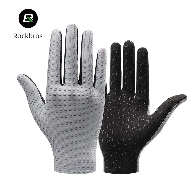 ROCKBROS útvonal kerékpáros kesztyűk - Uniszex, Felnőttek, Poliészter + Spandex