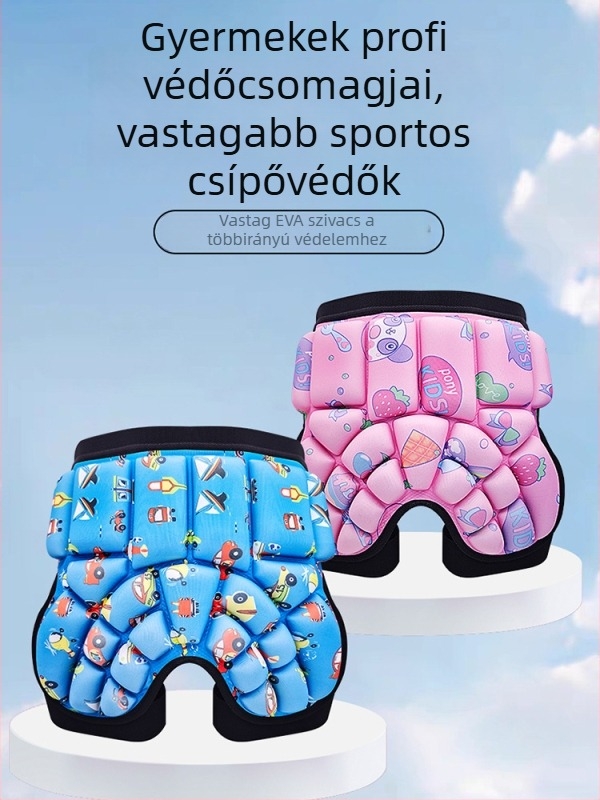 Ice Amber EVA gyermek csípővédő párnák – görkorcsolyázáshoz, Specifikáció A