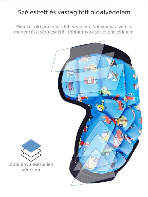 Ice Amber EVA gyermek csípővédő párnák – görkorcsolyázáshoz, Specifikáció A