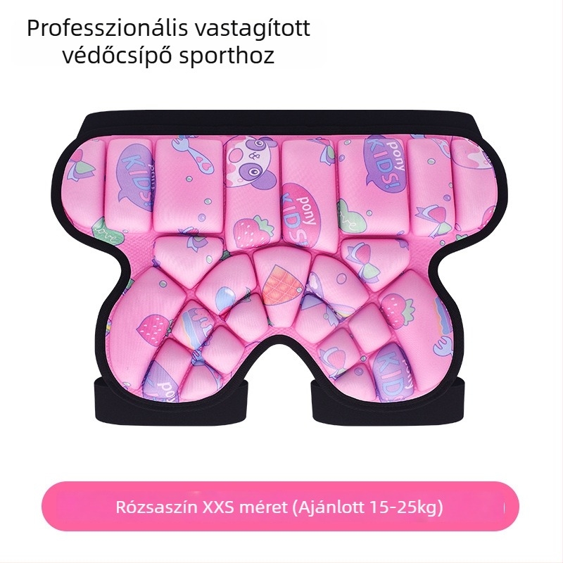 Ice Amber EVA gyermek csípővédő párnák – görkorcsolyázáshoz, Specifikáció A