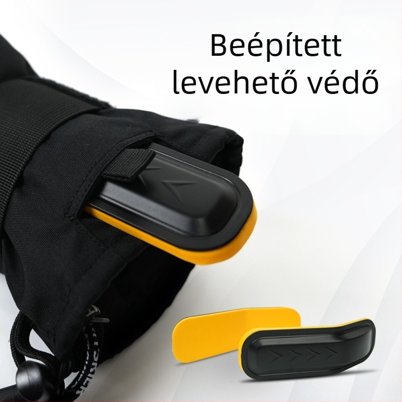 MTskier Síkesztyűk, Kevlar Kopásálló, Vízálló és Meleg, Beépített Csuklóvédőkkel, Felnőtteknek
