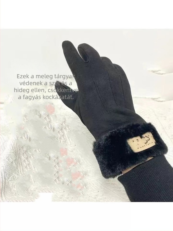 Női bőr síkesztyűk, felnőttek, raktáron