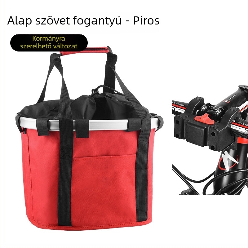 Elülső kosár hegyikerékpárhoz, összecsukható, Oxford anyagból, Inwild márka, modell 162401