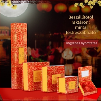 ABS anyagú ékszerdoboz, kínai stílusú dizájn, kemény kivitel, logó testreszabás, több konfiguráció