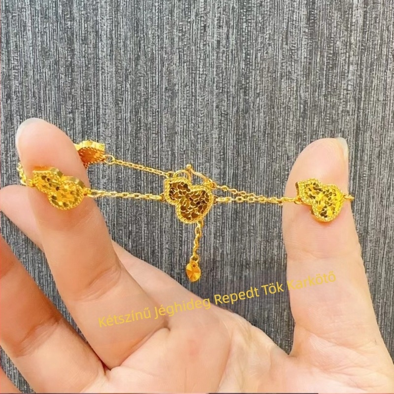 Karkötő | aranyozott réz | Seiko felületi kezelés | Today's Spirit Jewelry | Női, irodai divat karkötő | 2024 tavasz