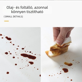 PU asztalterítő – kínai klasszikus stílus, szállodai használatra, téglalap alakú, egyszínű mintázat