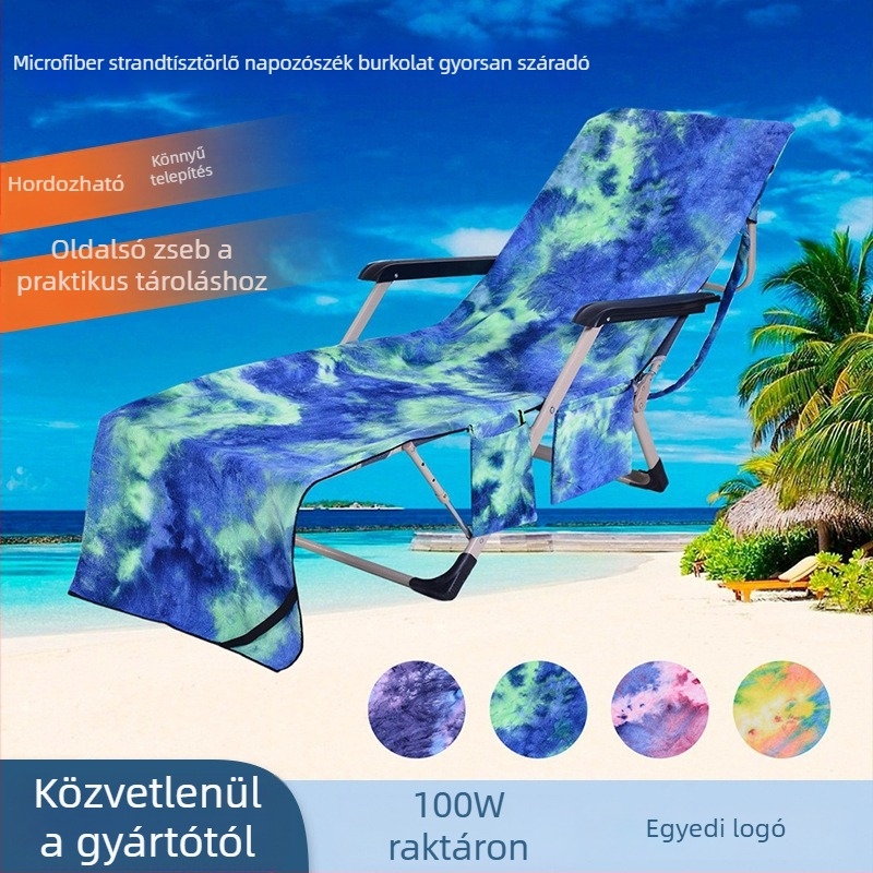 HOLEE szuperfinom rostból készült fürdő- és strandtörölköző, nyomtatott anyag, több mint 500 g