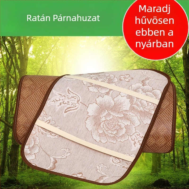 Párnahuzat rattan matracához — nyári ice silk, lélegző, levehető és mosható