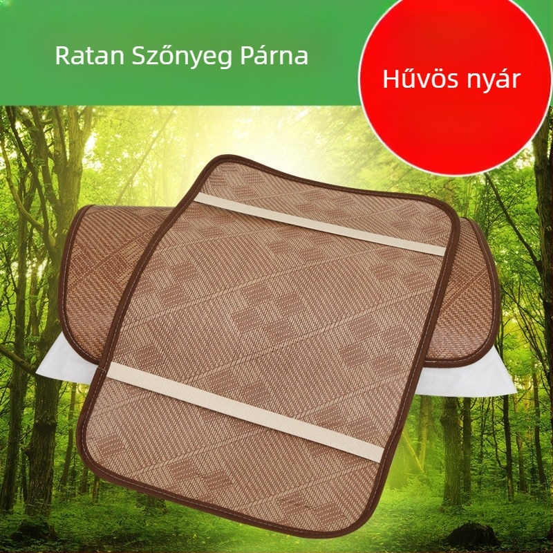 Párnahuzat rattan matracához — nyári ice silk, lélegző, levehető és mosható