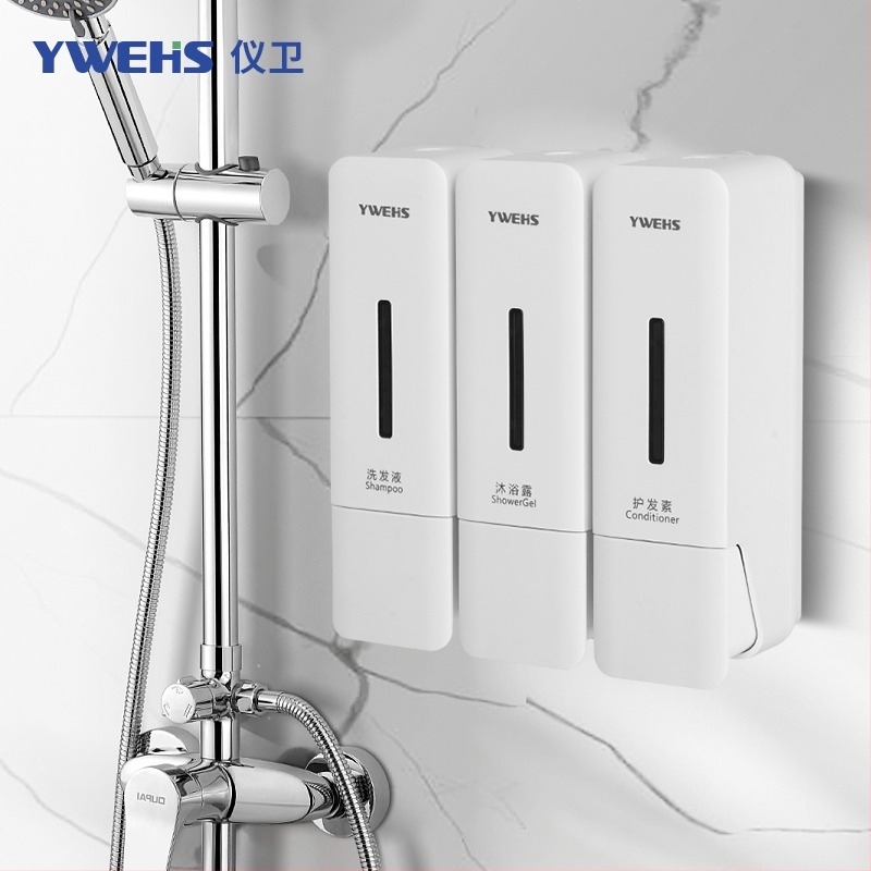 Falihoz szerelt, fúrás nélküli adagoló samponhoz, tusfürdőhöz, mosogatóléhez és kézfertőtlenítőhöz – CE tanúsítvánnyal