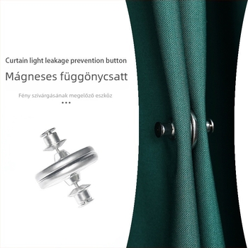 Függönygyűrű, vastagodott, csendes, mágneses anyag, egyszerű stílus, hivatalos magánmárka