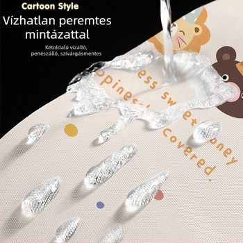 Poliészter zuhanyfüggöny, modern minimalista stílus, állati mintázat, testreszabható