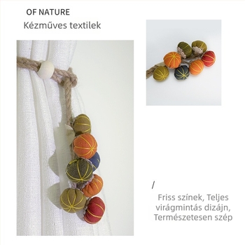 Textil függönyökhöz kötőpántok, modern letisztult stílus, testreszabhatatlan