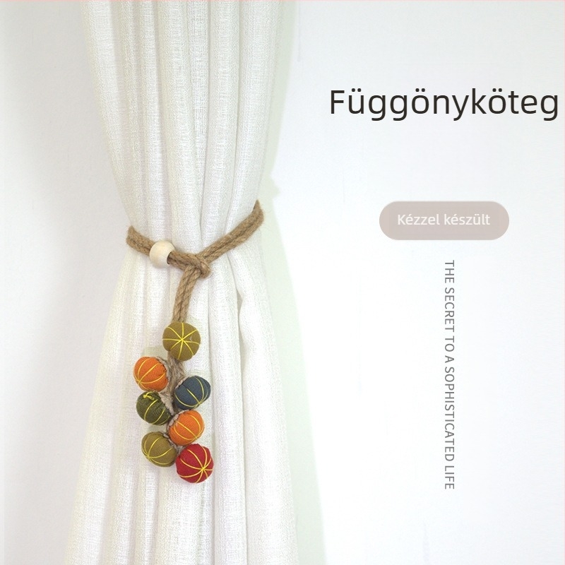 Textil függönyökhöz kötőpántok, modern letisztult stílus, testreszabhatatlan