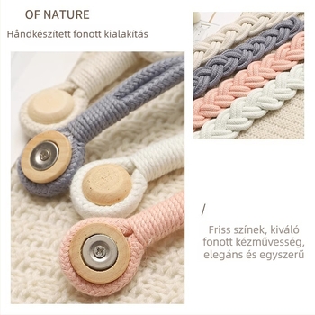 Textil függönyöv, pamut és len anyagú, egyszerű és modern stílus, testreszabhatatlan