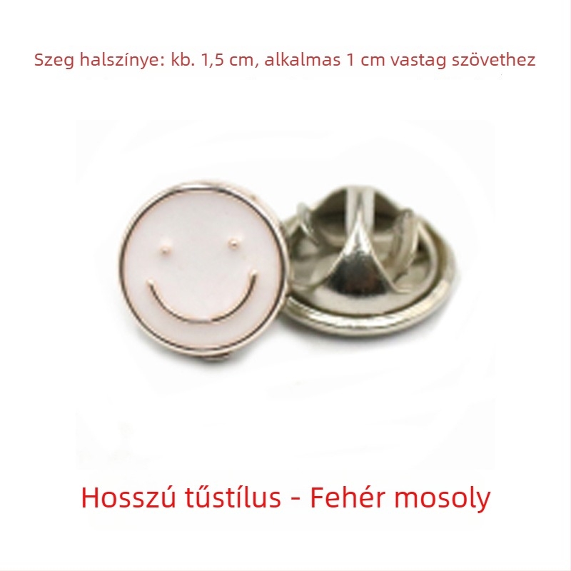 Függönykapcsok – szeg nélkül, 50 db, fa, modern, letisztult stílus, gyöngyös díszítés