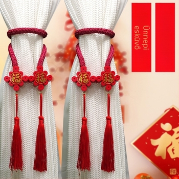 Függönykötő – Anyag: textil, Stílus: új kínai