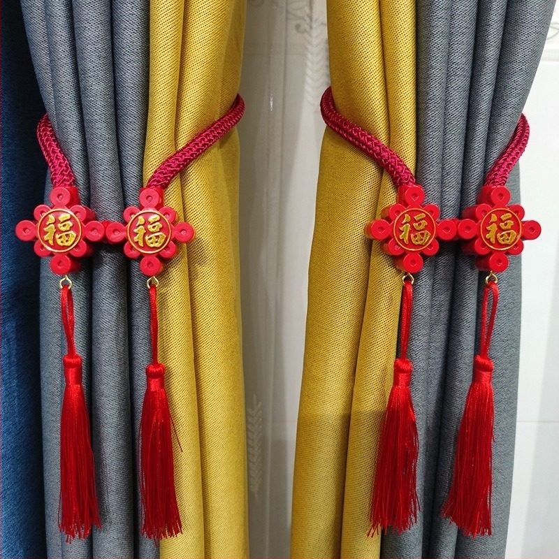 Függönykötő – Anyag: textil, Stílus: új kínai