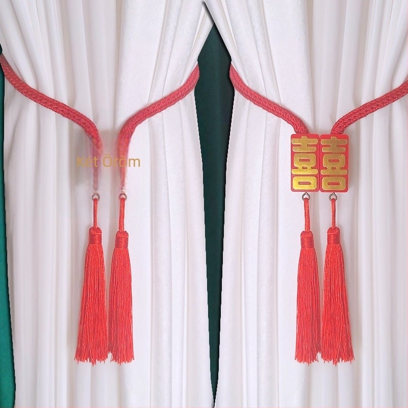 Függönykötő – Anyag: textil, Stílus: új kínai