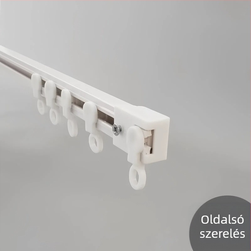 Függönypálya fúrás nélküli, öntapadós, csendes, ultra vékony vezető