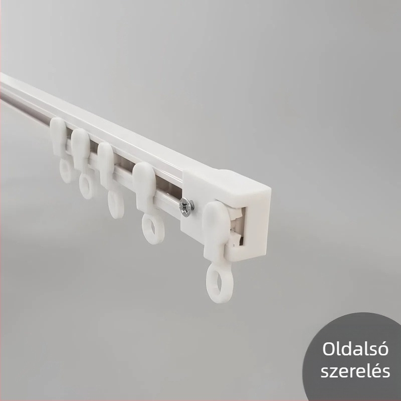 Függönypálya fúrás nélküli, öntapadós, csendes, ultra vékony vezető