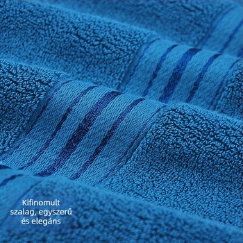 Fürdőlepedő - 100% pamut, 500 g+, jacquard szövés, fonal 32, testreszabás elérhető