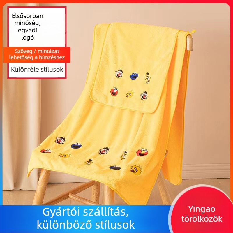 Uniszex pamut hordozható fürdőlepedő, nedvszívó, felnőtteknek, ultra puha