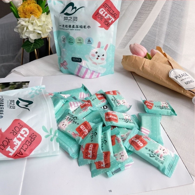 Spirit of Dreams Kompresszált arc törlő — természetes növényi rostok, több mint 50 g, licenc szám 1