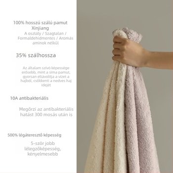 Fürdőlepedő – (100% pamut, 400–500 g, 150D szál, szegélyezés, sima szövés)
