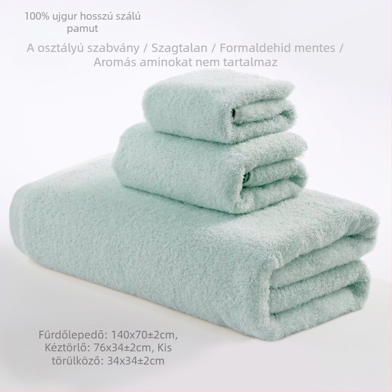 Fürdőlepedő – (100% pamut, 400–500 g, 150D szál, szegélyezés, sima szövés)