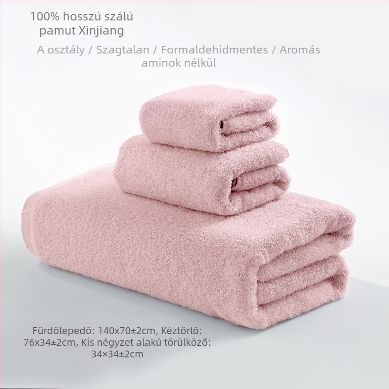 Fürdőlepedő – (100% pamut, 400–500 g, 150D szál, szegélyezés, sima szövés)