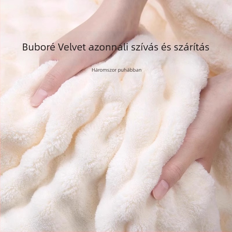 Mikroszálas fürdőlepedő, vastagított, 300–400 g/m², testreszabható hímzés, jacquard és velúr felület, 40 szál fonal