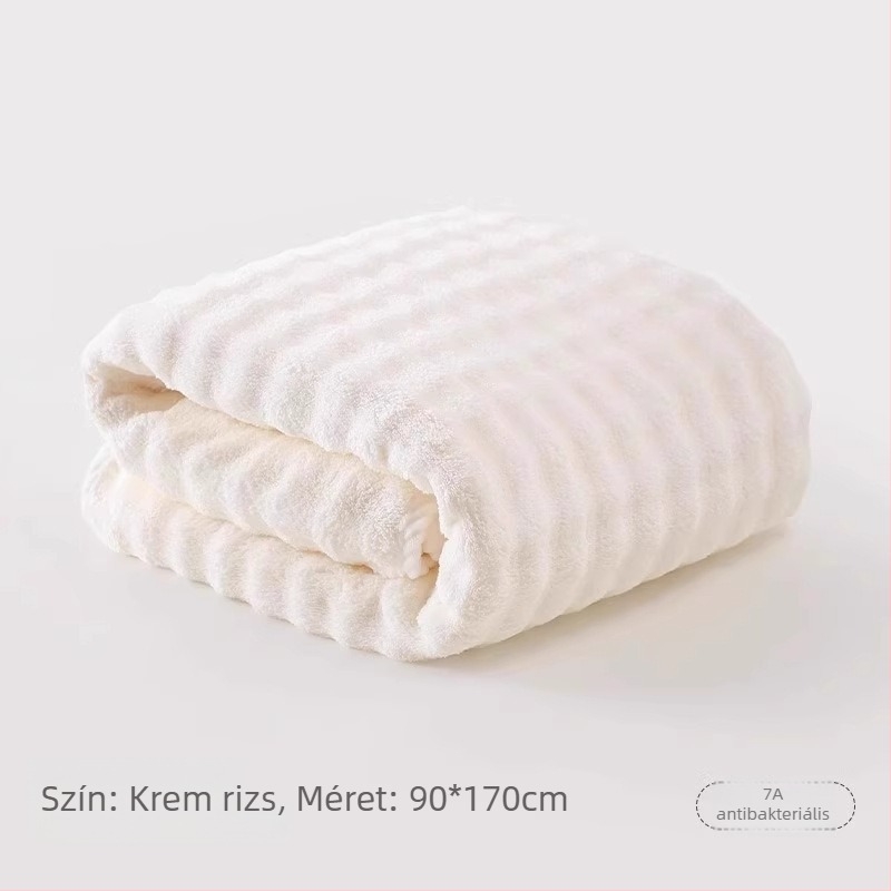 Mikroszálas fürdőlepedő, vastagított, 300–400 g/m², testreszabható hímzés, jacquard és velúr felület, 40 szál fonal