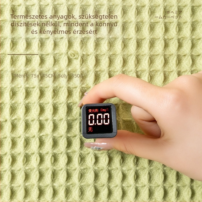 Vafeles fürdőlepedő – 100% pamut, szövetsúly 300–400 g, hímzés, 32S fonal, személyre szabás elérhető