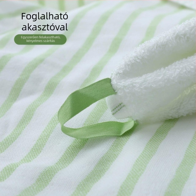 King shore pamut fürdőlepedő - Kétrétegű géz, Atkaellenes, Antibakteriális, 400–500 g, Hímzett