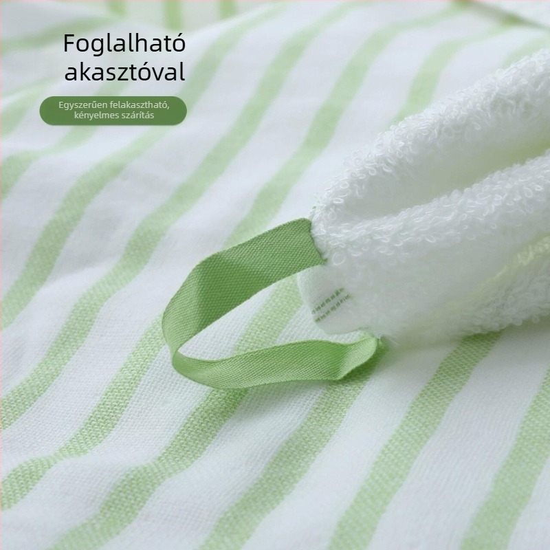 King shore pamut fürdőlepedő - Kétrétegű géz, Atkaellenes, Antibakteriális, 400–500 g, Hímzett