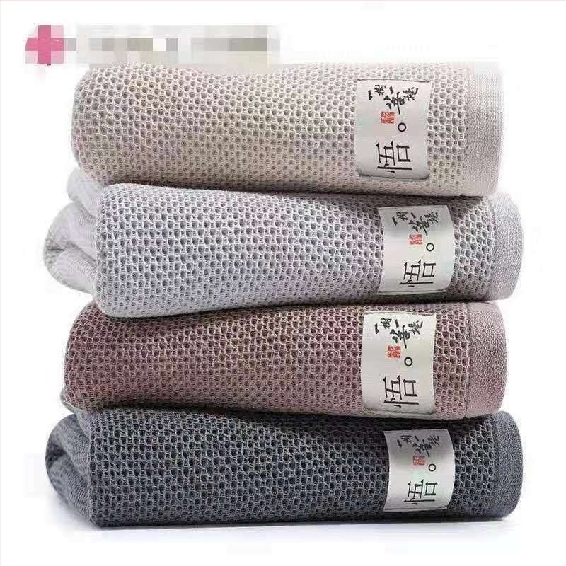 Méhszövésű törölköző készlet – pamut, 32S jacquard, vastított, testre szabható feldolgozás